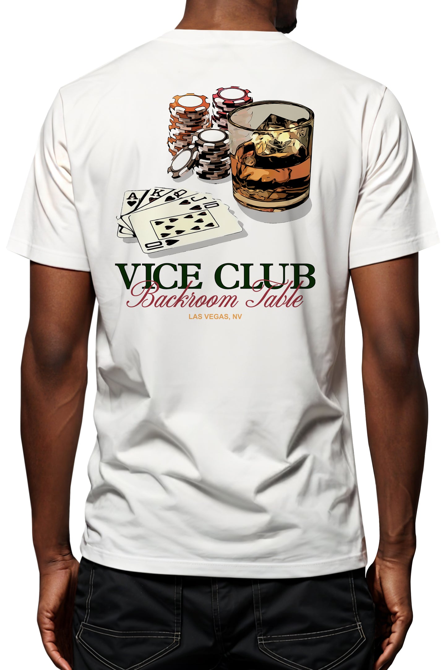 Backroom Table T-Shirt - White