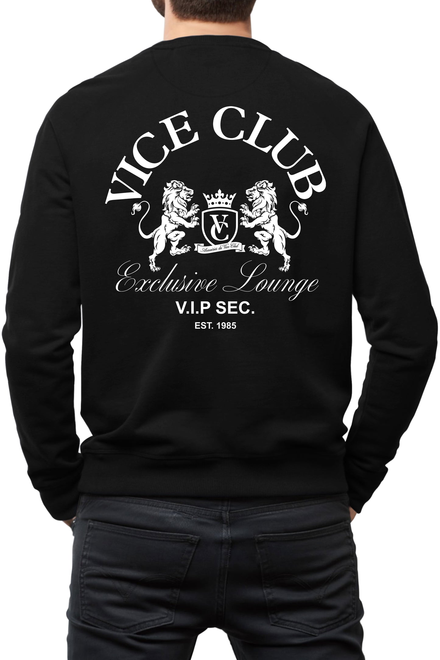 Coat of Arms - Exclusive Lounge Sweatshirt - Black