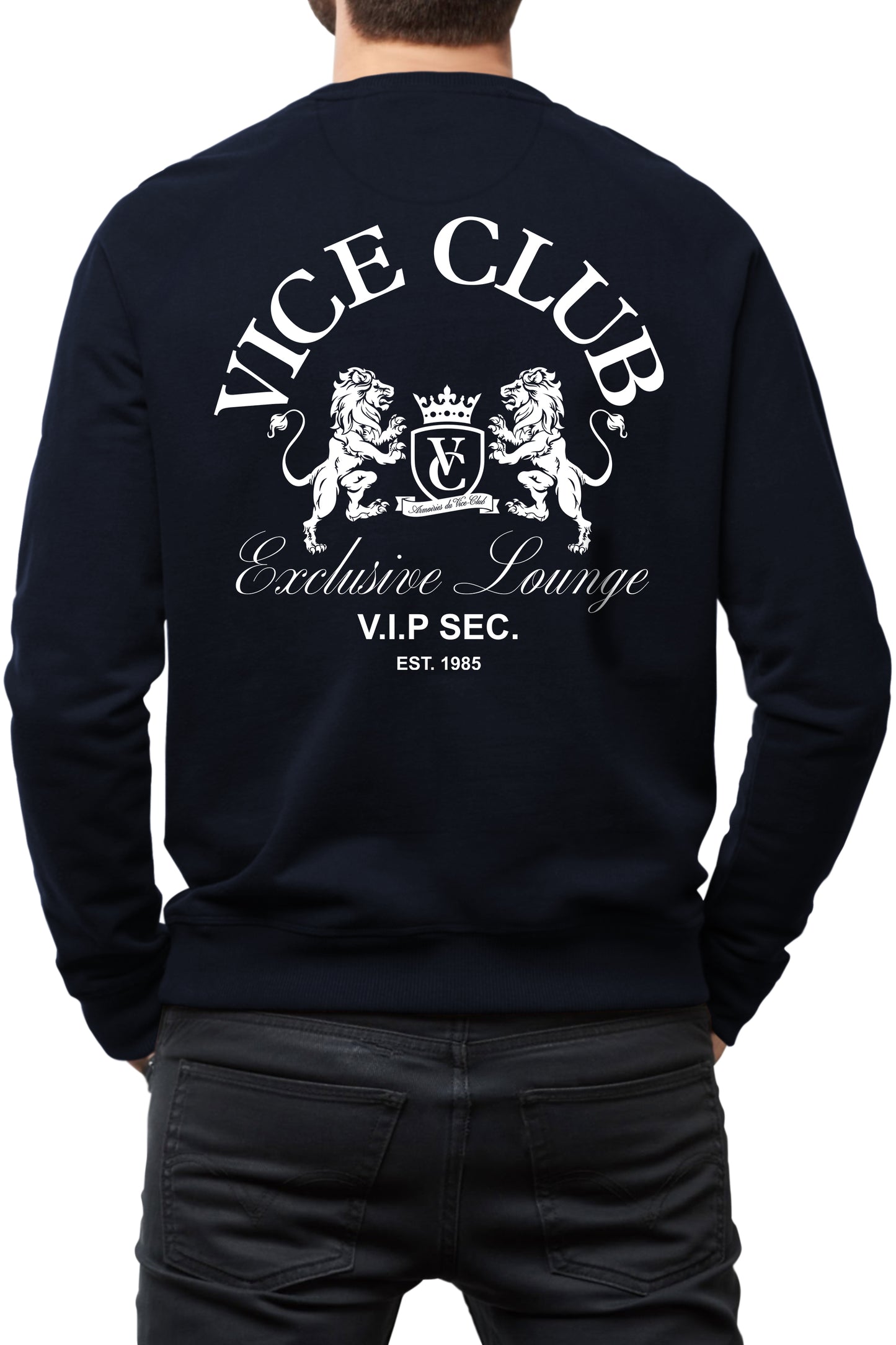 Coat of Arms - Exclusive Lounge Sweatshirt - Navy Blue