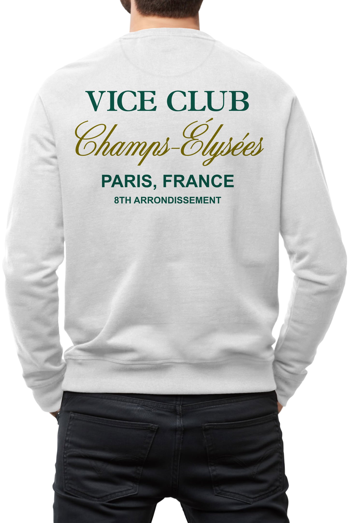 The Champs-Élysées Sweatshirt - White