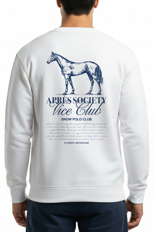 Snow Polo - Après Society Sweatshirt - White