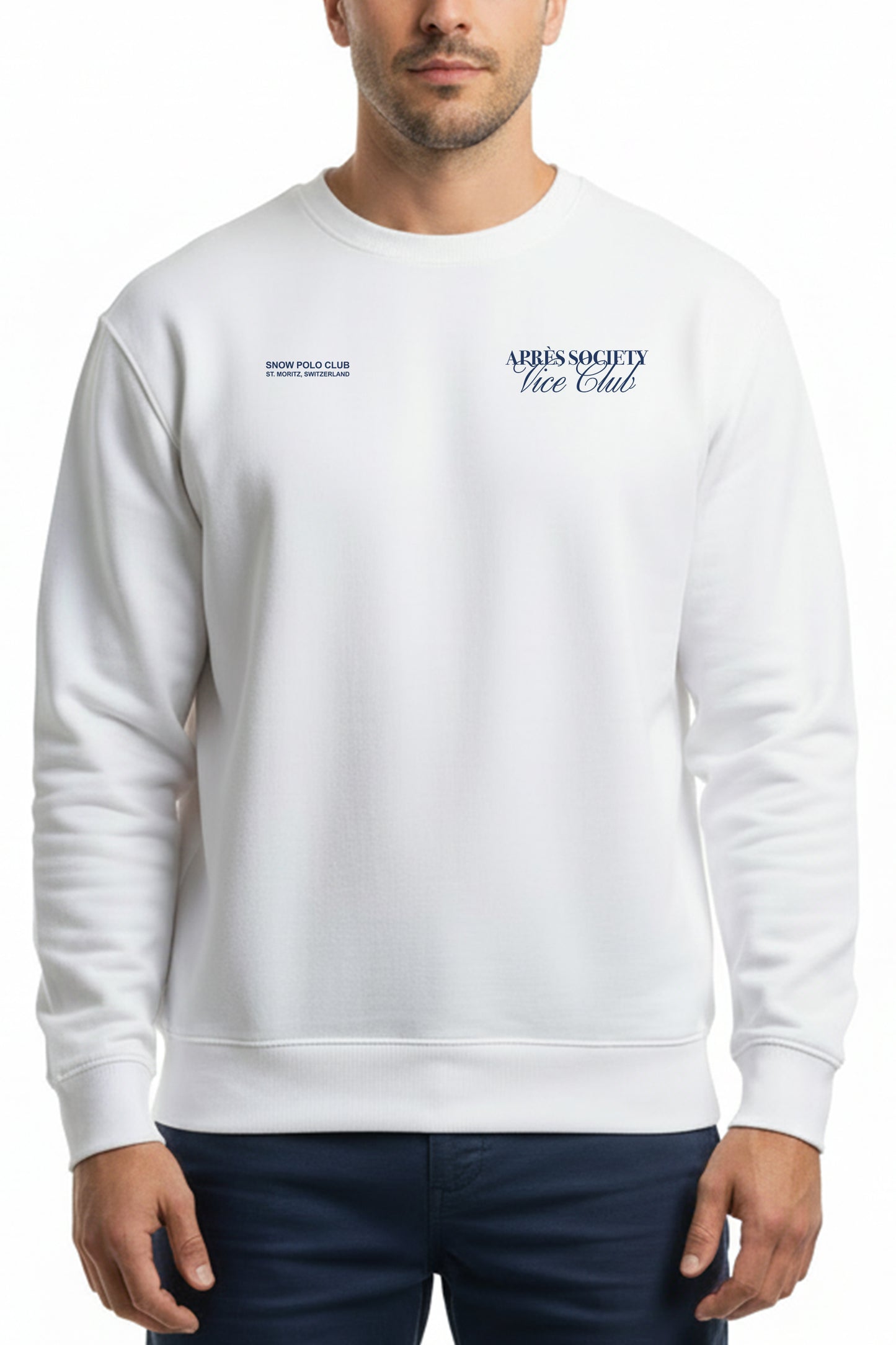 Snow Polo - Après Society Sweatshirt - White