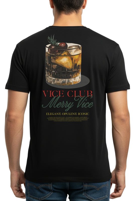 The Crimson Classic - Merry Vice T-Shirt - Black