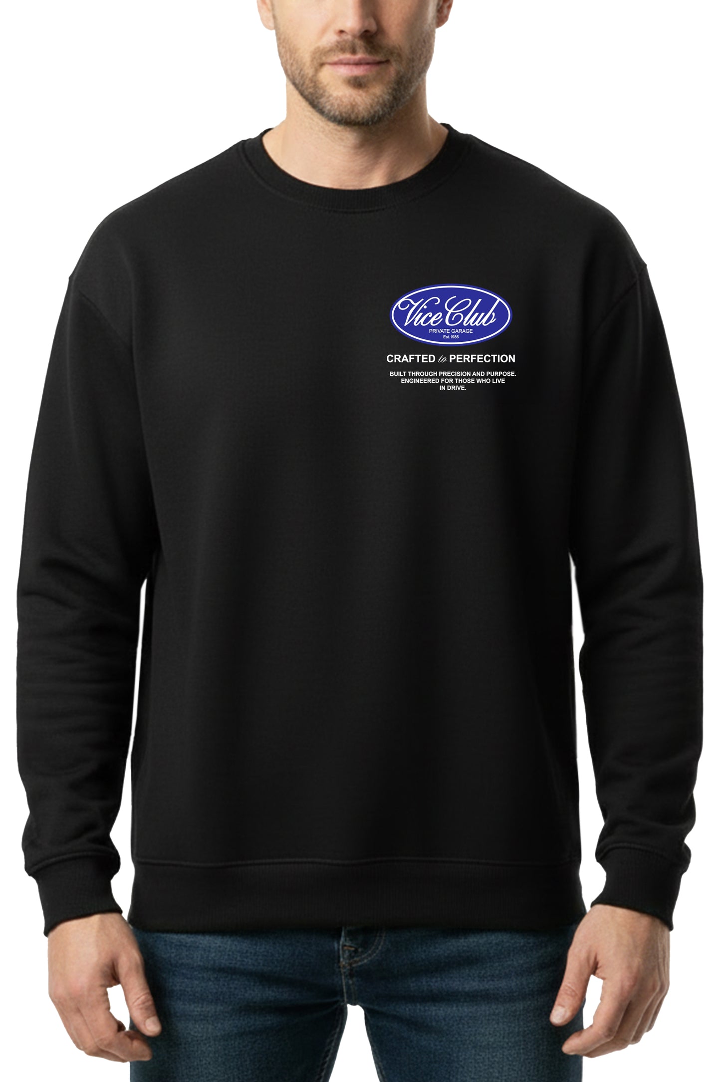 Vice Club Patch - Private Garage Sweatshirt