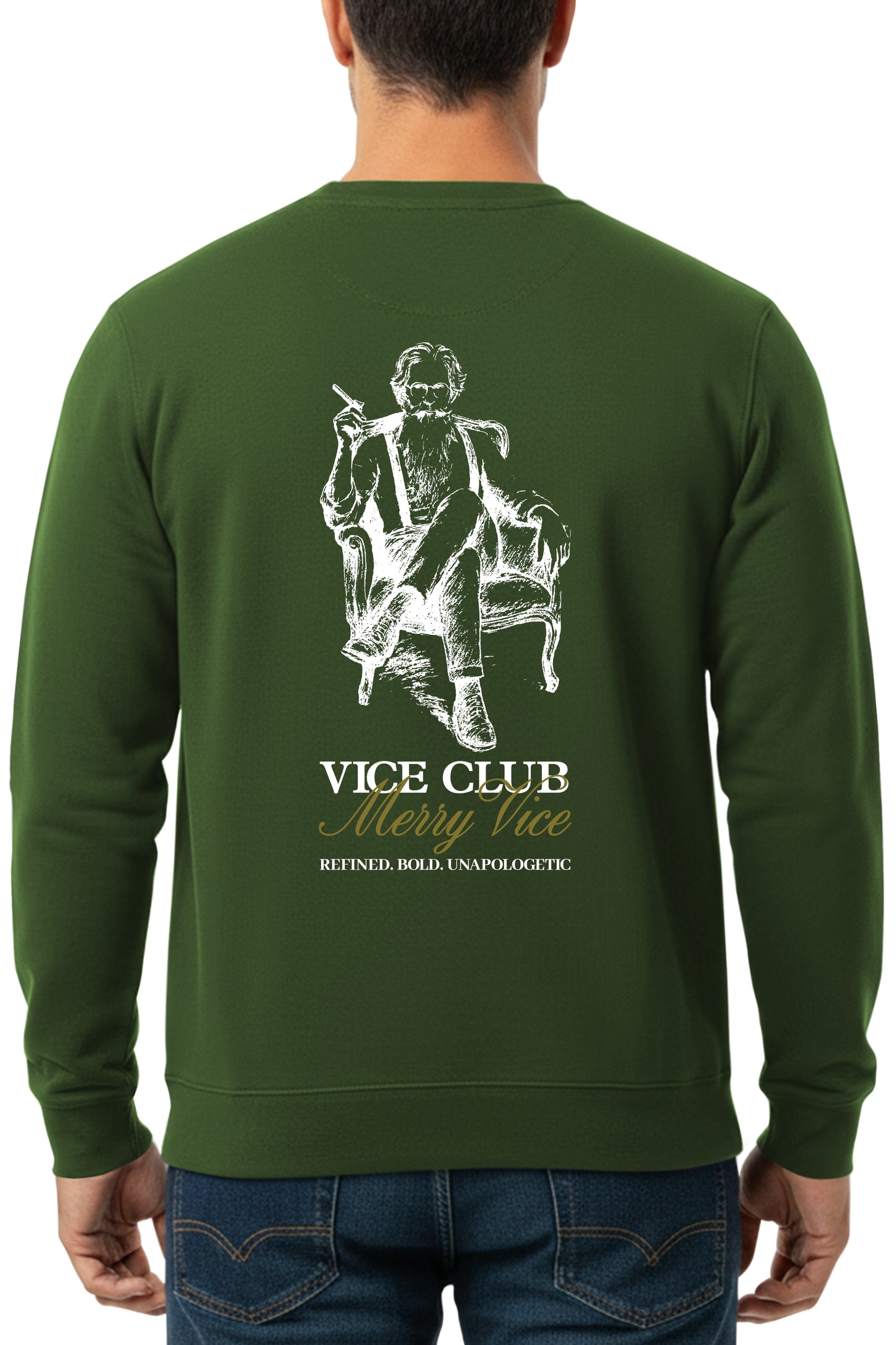 After Hours - Merry Vice Sweatshirt - Forest Green
