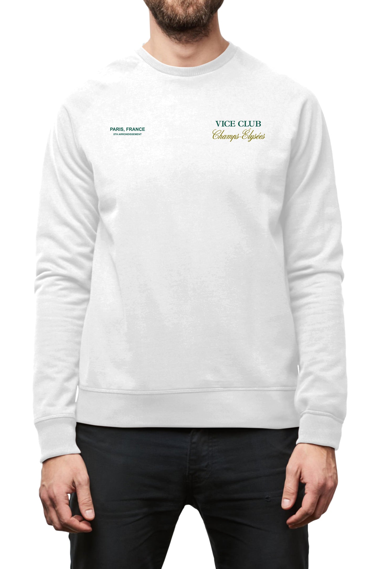 The Champs-Élysées Sweatshirt - White